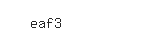 Captcha: eaf3