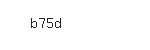 Captcha: b75d