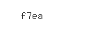 Captcha: f7ea